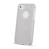 Husa din Silicon, 3IN1, iPhone 13 Pro (6.1), Argintiu cu Sclipici