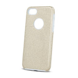 Husa din Silicon, 3IN1, iPhone 13 (6.1), Auriu cu Sclipici
