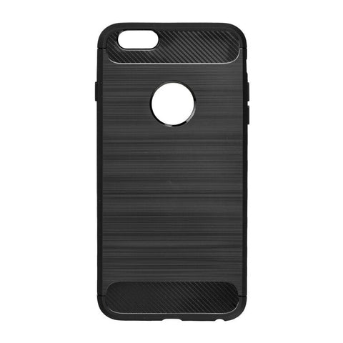 Husa Forcell Carbon, Silicon, iPhone 6/6S, Negru