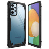 Husa Anitisoc, Ringke Fusion X, Samsung Galaxy A52 5G, Negru-Transparent