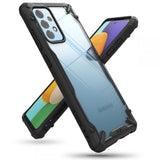Husa Anitisoc, Ringke Fusion X, Samsung Galaxy A52 5G, Negru-Transparent