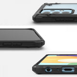 Husa Anitisoc, Ringke Fusion X, Samsung Galaxy A52 5G, Negru-Transparent
