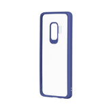 Husa Samsung Galaxy S9, Transparent cu Albastru
