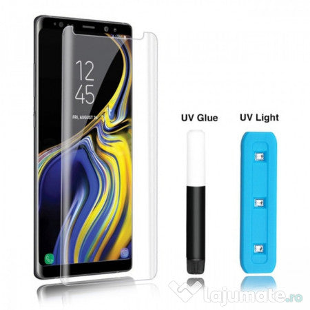 Folie din Stilca, Full Glue, UV, Samsung Galaxy Note 8/ Note 9