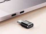 Adaptor, Baseus, Micro USB la USB-C, Negru