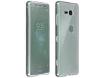Set 2IN1, Husa si folie sticla, Global Technology 360 Protection,Sony Xperia XZ2 Compact, Transparent