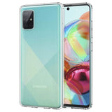 Husa Silicon Antibacterial, Samsung Galaxy A71, Transparent