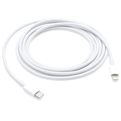 Cablu de Date, Original Apple, 1M, Type-C la Lightning, Alb