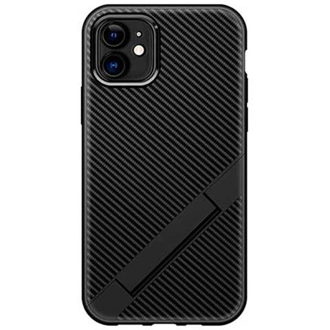 Husa Silicon Carbon, Samsung Galaxy A50, Negru