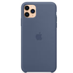 Husa Silicon Originala, Apple, iPhone 11 Pro Max, Albastru