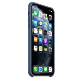 Husa Silicon Originala, Apple, iPhone 11 Pro Max, Albastru