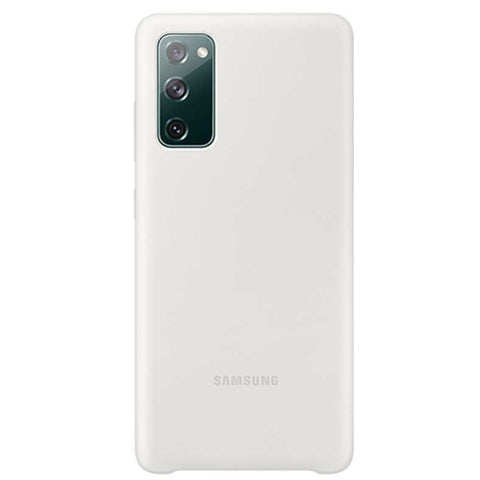 Husa Silicon, Originala, Samsung Galaxy S20 FE 5G, Alb