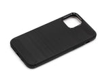 Husa Silicon Carbon, iPhone 11 Pro, Negru
