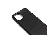 Husa Silicon Carbon, iPhone 11 Pro, Negru