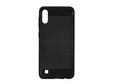Husa Silicon Carbon, Forcell, Samsung Galaxy A10, Negru