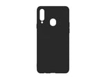 Husa Silicon, Samsung Galaxy A20S,  Negru