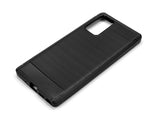 Husa Silicon Carbon, Samsung Galaxy Note 20, Negru