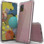 Husa silicon Anti Shock 1.5 mm Samsung A51, Transparent
