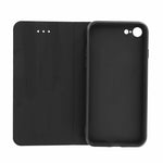 Husa Flip Prio Iphone 7/8/SE 2020/SE 2022, Negru/Rosu