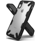 Husa Antisoc, Fusion X Ringke, iPhone XR, Negru-Transparent