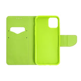 Husa Tip Carte, Fancy, Samsung Galaxy S20 FE/ S20 FE 5G/ S20 Lite, Albastru-Lime