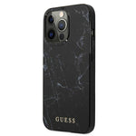 Husa Originala Guess, iPhone 13/13 Pro, Negru-Marmura
