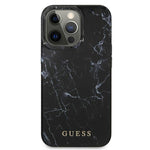 Husa Originala Guess, iPhone 13/13 Pro, Negru-Marmura