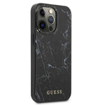 Husa Originala Guess, iPhone 13/13 Pro, Negru-Marmura