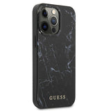 Husa Originala Guess, iPhone 13/13 Pro, Negru-Marmura