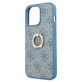 Husa cu Inel Originala Guess, iPhone 13 Pro Max, Albastru