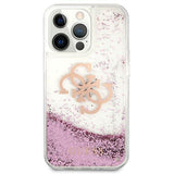 Husa Originala Guess, iPhone 13/13 Pro, Transparent cu Sclipici