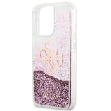 Husa Originala Guess, iPhone 13/13 Pro, Transparent cu Sclipici