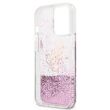 Husa Originala Guess, iPhone 13/13 Pro, Transparent cu Sclipici