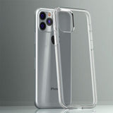 Husa iPhone 11 (6.1”), silicon TPU 2mm, transparenta, antisoc