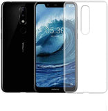 Husa Silicon, 1 mm, Nokia 5.1, Transparent
