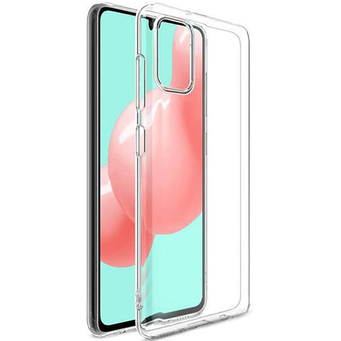Husa Silicon Antibacterial, Samsung Galaxy A41, Transparent