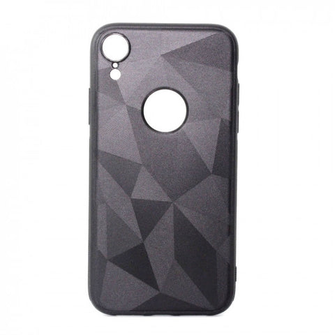 Husa Geometric, iPhone XR, Negru