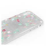 Husa Silicon Originala, Adidas, iPhone XR, Transparent cu Flori