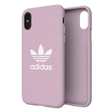 Husa Silicon Originala, Adidas, iPhone XR, Roz