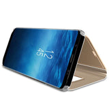 Husa Smart Clear View, Samsung Galaxy A20 , Auriu