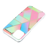 Husa Silicon Forcell, iPhone X/Xs, Design de Marmura-Multicolor