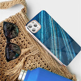 Husa Silicon Forcell, iPhone 12 Pro Max, Design de Marmura-Albastru