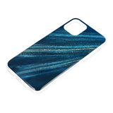 Husa Silicon Forcell, iPhone 12 Pro Max, Design de Marmura-Albastru