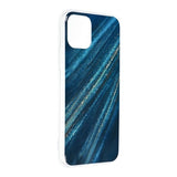Husa Silicon Forcell, iPhone 12 Pro Max, Design de Marmura-Albastru