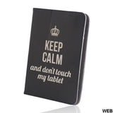Husa universala pentru tableta 7-8 "Keep Calm''