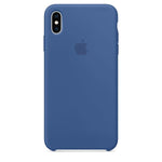 Husa Silicon, Originala Apple, iPhone XS Max, Albastru