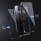Husa 360 Magentica, iPhone 11 Pro, Negru-Transparent