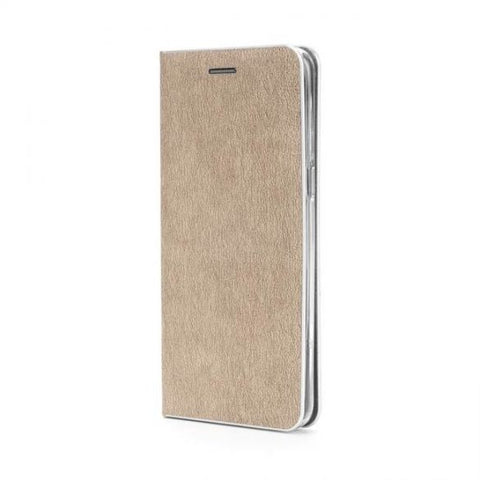 Husa Tip Carte, Samsung Galaxy S9 Plus, Auriu