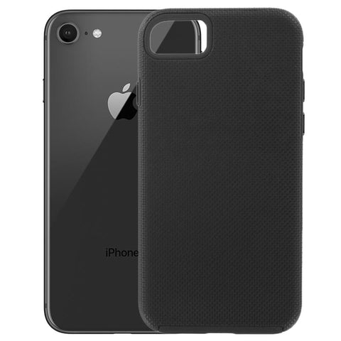 Husa Silicon Anitsoc, Prio, iPhone 7/ 8/ SE 2020, Negru