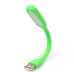 Mini USB Light flexibil luminos, Verde.
